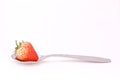 Strawberry on spoon