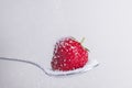 Strawberry with sugar