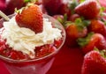 Strawberry sundae