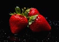 Strawberry Symphony: A Vibrant Display of Nature\'s Bounty on a D