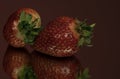 Strawberry on table, closeup strawberries. Fruit Fruit theme