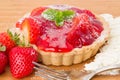 Strawberry tart Royalty Free Stock Photo
