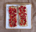 Strawberry tart Royalty Free Stock Photo