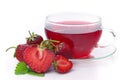 Strawberry tea Royalty Free Stock Photo