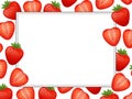 Strawberry template for your design.