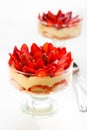 Strawberry tiramisu