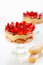 Strawberry tiramisu