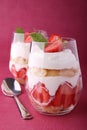 Strawberry tiramisu