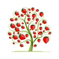 Strawberry tree for your design