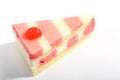 Strawberry and vanilla sponge cake