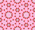 Strawberry vector pattern