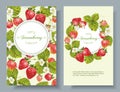 Strawberry vertical banners