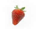 Strawberry in water Royalty Free Stock Photo