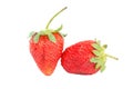 Strawberry on white background