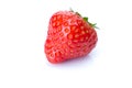 Strawberry on white