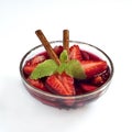 Strawberry wine Royalty Free Stock Photo