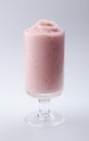 Strawberry yogurt isolated Royalty Free Stock Photo