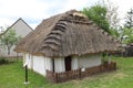 Strawy small house of vernacular architecture in Borsky Mikulas, Slovakia