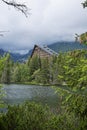 Strbske pleso area, Slovakia, seasonal natural scene Royalty Free Stock Photo