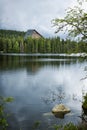 Strbske pleso area, Slovakia, seasonal natural scene Royalty Free Stock Photo