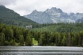 Strbske pleso area, Slovakia, seasonal natural scene Royalty Free Stock Photo