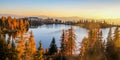 Strbske pleso Strbske lake in High Tatras national park, North Slovakia Royalty Free Stock Photo