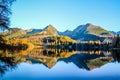 Strbske pleso Strbske lake in High Tatras national park, North Slovakia Royalty Free Stock Photo