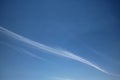 STREAK OF CLOUD ACROSS A BLUE SKY