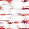 Streaked broken stripe summer tie dye batik beach wear pattern. Seamless blotched stain space dyed shibori effect