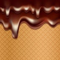 Streaks of chocolate Royalty Free Stock Photo