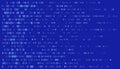 A stream of binary matrix code on the screen. numbers of the computer matrix. The concept of coding, hacker or mining of Royalty Free Stock Photo