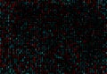 A stream of binary matrix code on the screen. numbers of the computer matrix Royalty Free Stock Photo