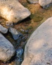 Stream and Boulders Royalty Free Stock Photo
