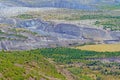 Stream Cutting Through the Pyroclastic Flow