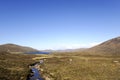 View over Loch Ainort from Blackhill Fall on the Isle of Skye Royalty Free Stock Photo
