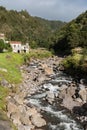 The stream of Faial da Terra in the southeastern part of Sao Miguel island. Azores, Portugal