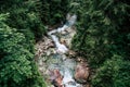 Stream flowing down from high mountains in Tatras Royalty Free Stock Photo