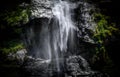 Stream of fresh water pouring down through the rocks in a tropical forest, natural beauty of the mother earth concept, Diyaluma Royalty Free Stock Photo