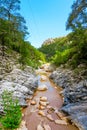 Stream in Goynuk Canyon. Nature in TÃ¼rkiye Royalty Free Stock Photo