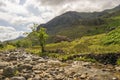 Stream, Llanberis Pass, A4086, Snowdonia National Park, Caernarfon, North West Wales, UK