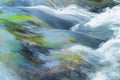 Stream rapids in a river Royalty Free Stock Photo