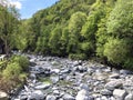 Stream Rovana or Fiume Rovana The Rovana Valley or Valle Rovana or Das Rovanatal