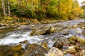 Stream Running Through North Carolina Mountains Royalty Free Stock Photo