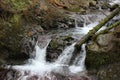 Stream with a Small Waterfall Royalty Free Stock Photo