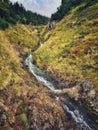 Stream on a Sniezka Mountain Royalty Free Stock Photo