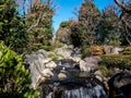 Stream of water in the garden