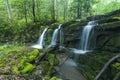 Stream & Waterfalls, Greenbrier, Great Smoky Mountains NP Royalty Free Stock Photo