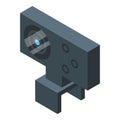 Stream web cam icon, isometric style Royalty Free Stock Photo