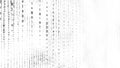 Streaming binary code background, Falling digits on backdrop, Matrix background with digit Royalty Free Stock Photo