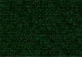 streaming binary code background. Royalty Free Stock Photo